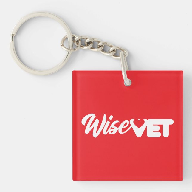 WiseVet - Keychain (Front)