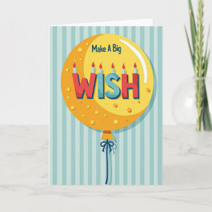 Wish Birthday Balloon Card
