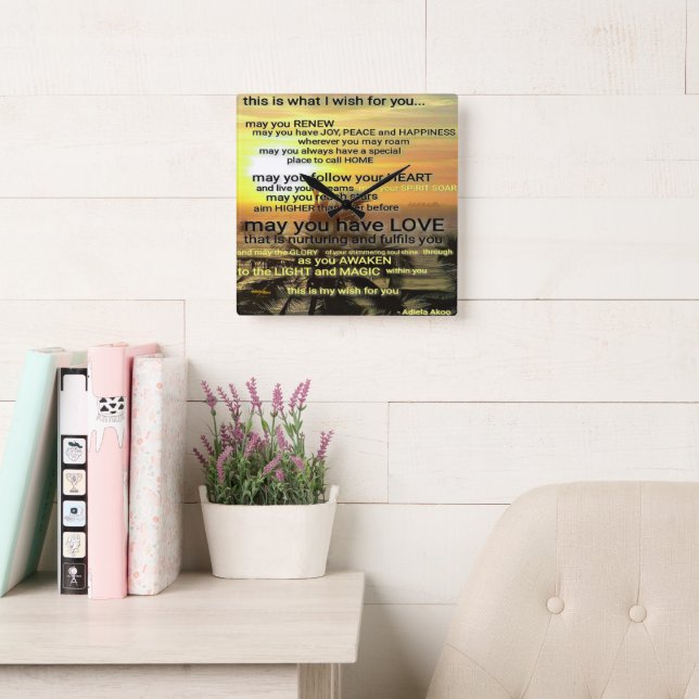 WISH Clock by Adiela Akoo (Reading Room)