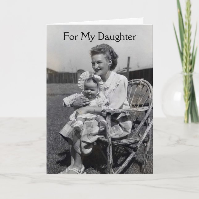 Wish For My Daughter On Mother's Day Card (Front)