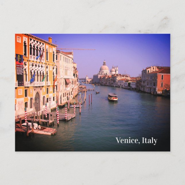 Wish I was in Venice, Italy Holiday Postcard (Front)