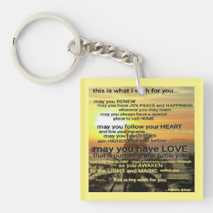 WISH Keychain by Adiela Akoo