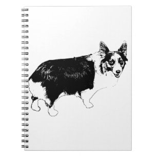 Wish-List Corgi Notes Notebook