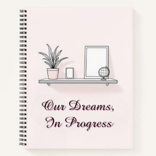 Wish List & Dream Board   Aspirational Floating Notebook
