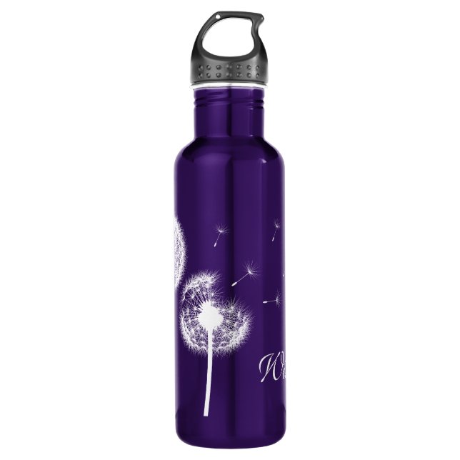 Wish! (purple) 710 ml water bottle (Front)