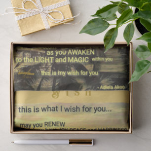 Wish Tissue Paper by Adiela Akoo