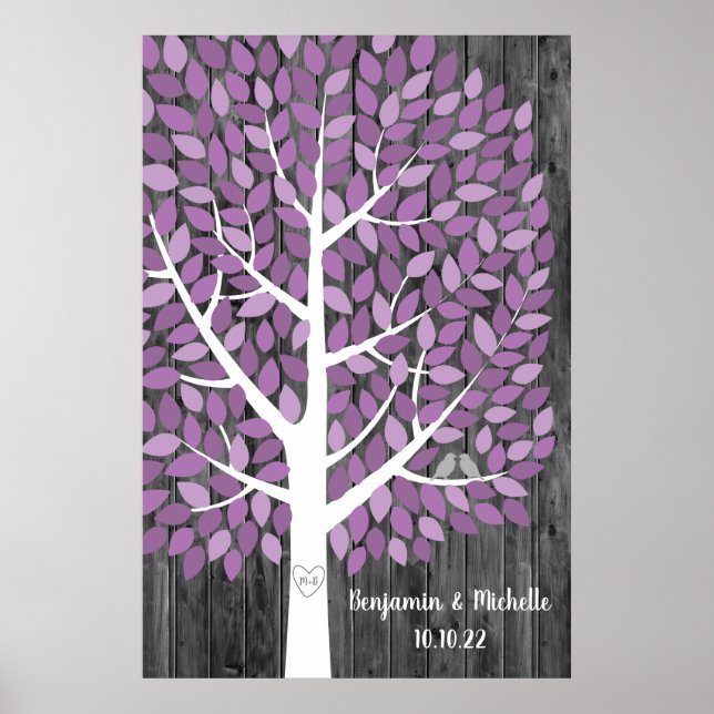 Wish Tree - 225 Leaf Guest Book Alternative Poster (Front)
