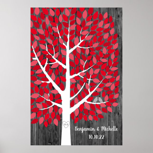 Wish Tree - 250 Leaf Guest Book Alternative Poster (Front)