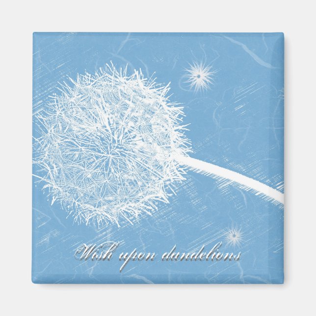 Wish upon a dandelion magnet (Front)