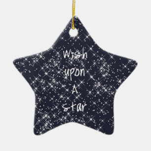 Wish Upon A Star Ceramic Tree Decoration
