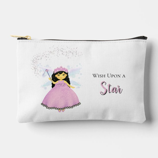 Wish Upon a Star Fairy Princess Accessory Pouch (Front)