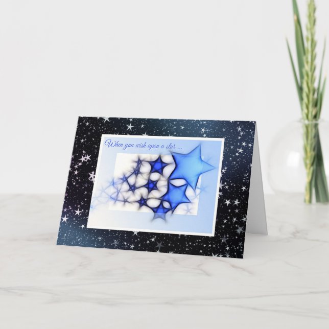 Wish Upon A Star Missing You Card (Front)