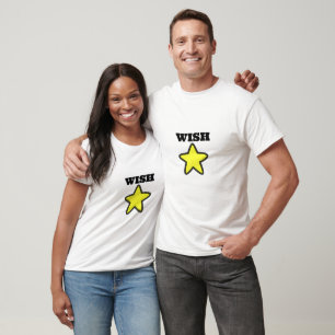 Wish Upon a Star Rebus Puzzle Wordplay T-Shirt