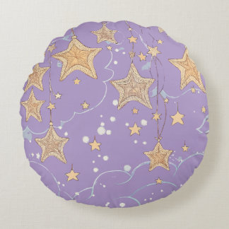 Wish Upon a Star Round Pillow