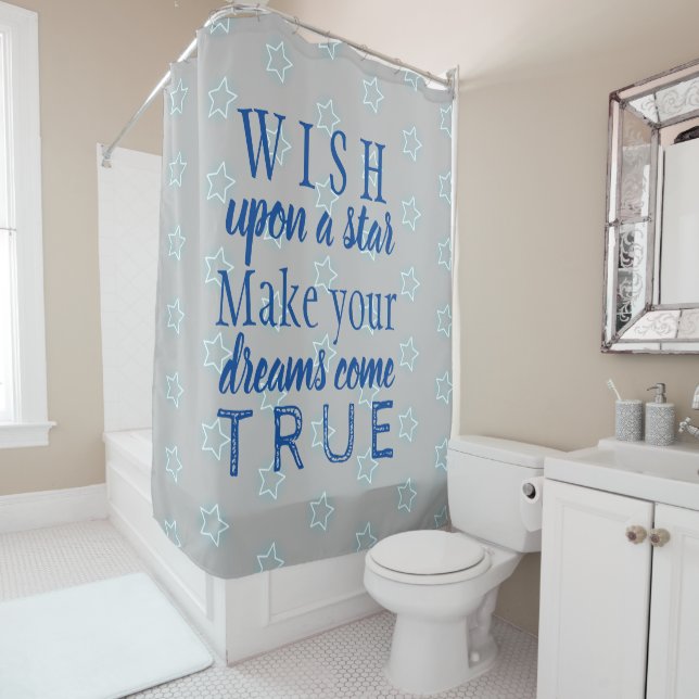 Wish upon a star shower curtain (In Situ)