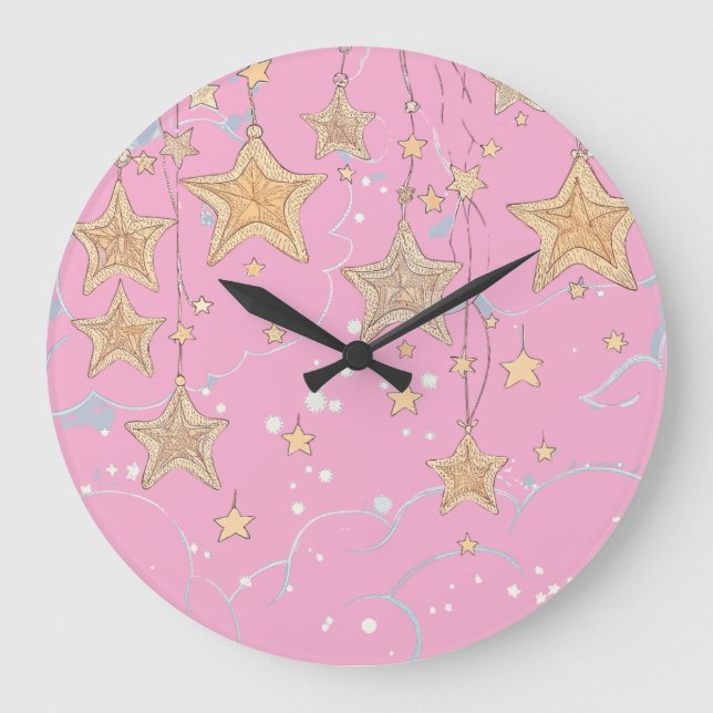 Wish Upon a Star Wall Clock (Front)