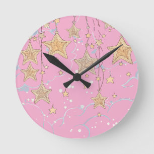 Wish Upon a Star Wall Clock