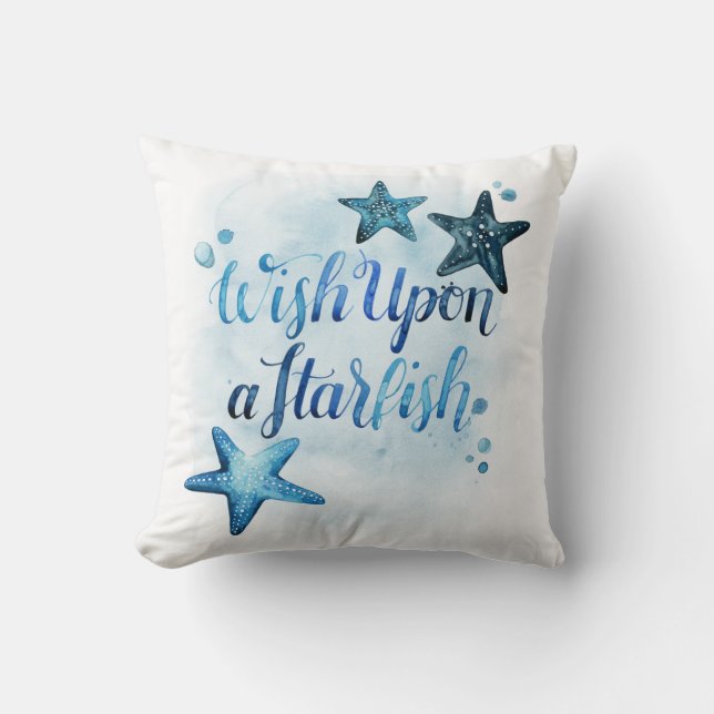 Wish Upon a Starfish Cushion (Front)