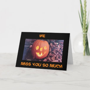 WISH WE COULD SAY THIS "IN PERSON" HALLOWEEN CARD