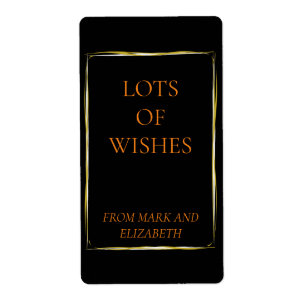 Wish you a happy and successful new year label