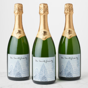 Wish you a happy and successful new year wine labe sparkling wine label