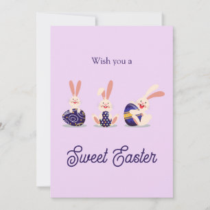 Wish you a happy easter holiday card