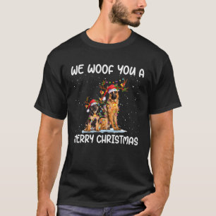 Wish You A Merry Christmas, German Shepherd Dog Wo T-Shirt