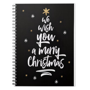 Wish You a Merry Christmas Notebook