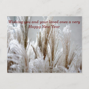 Wish you and your loved ones a very HAPPY NEW YEAR Holiday Postcard