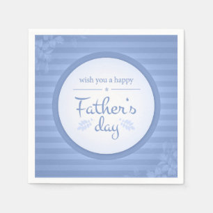 wish you happy fathers day napkin