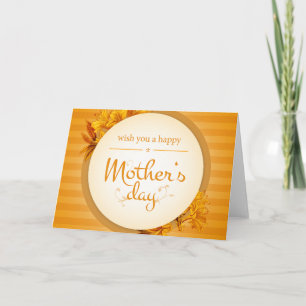 Wish you happy mother's day card