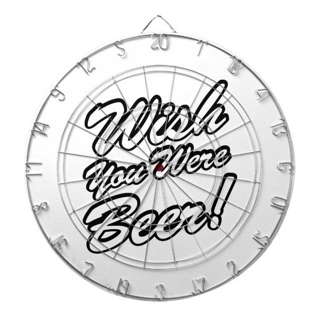 Wish You Were Beer! Dartboard (Front)