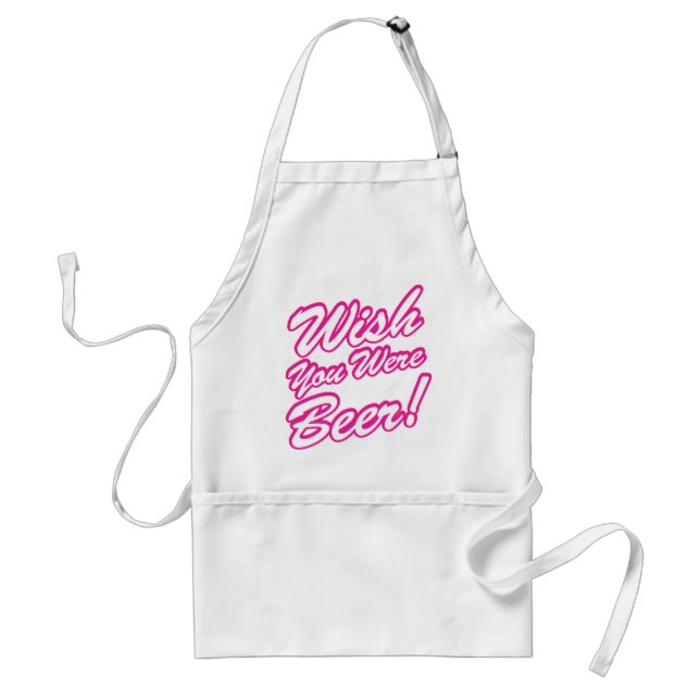 Wish You Were Beer! Standard Apron (Front)