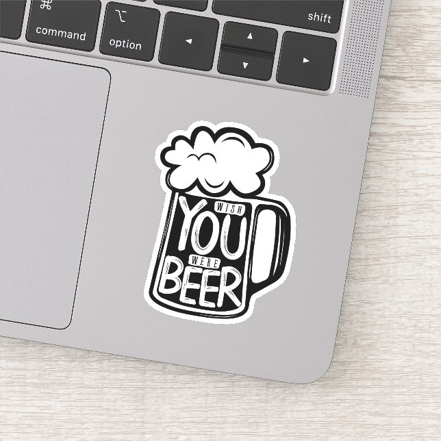 Wish You Were Beer Typography (Detail)