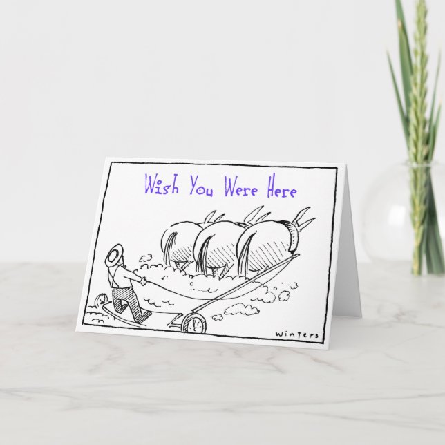 Wish You Were Here Card (Front)