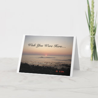 Wish You Were Here Card