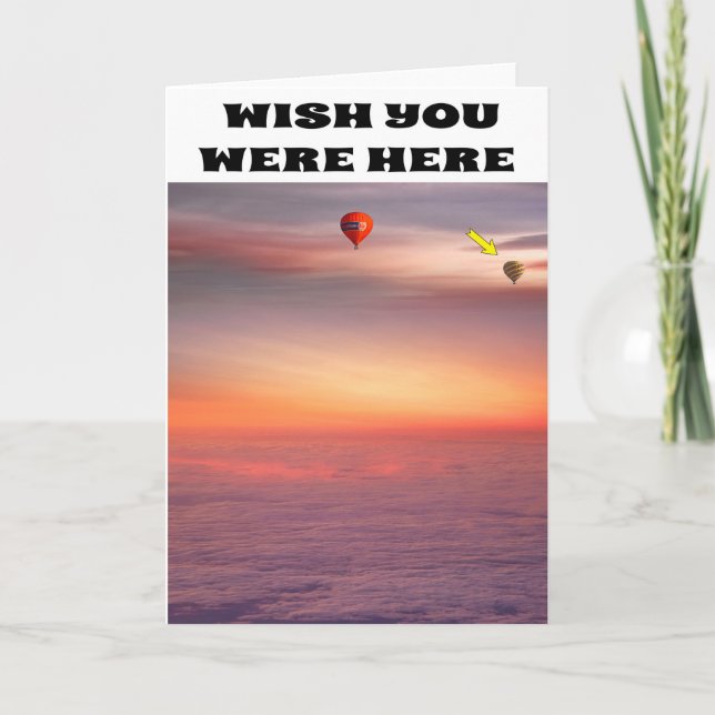 Wish you were here. card (Front)