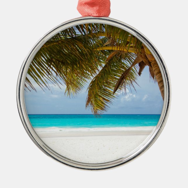 Wish you were here! metal ornament (Front)