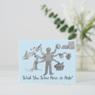 Wish You Were Here Postcard