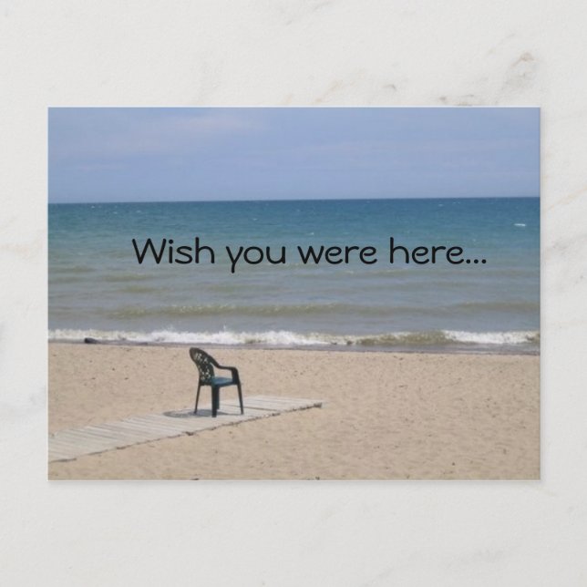 Wish you were here... postcard (Front)