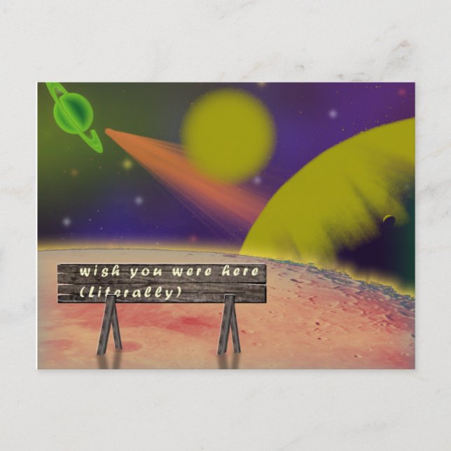 Wish You Were Here Postcard (Front)