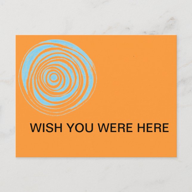 Wish You Were Here Postcard (Front)