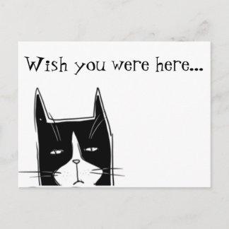 Wish you were here postcard