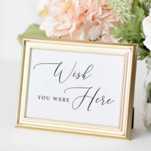 Wish You Were Here Sign   Wedding Remembrance Sign