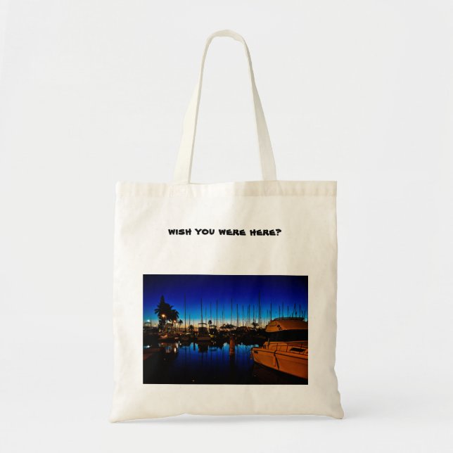 Wish You Were Here? Tote Bag (Front)