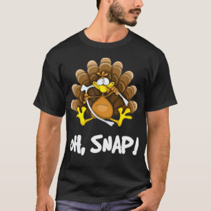 Wishbone Oh Snap thanksgiving for menwomen T-Shirt