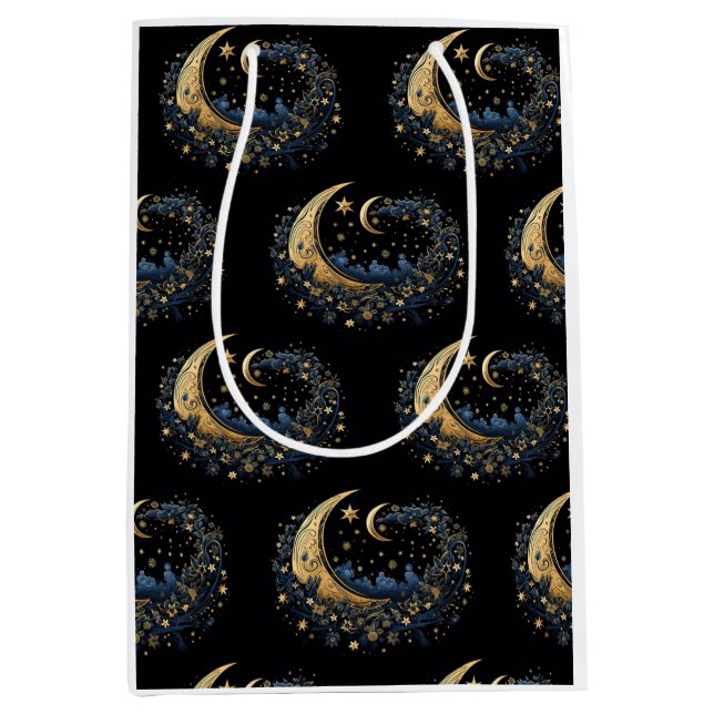 wishes and moons medium gift bag (Front)