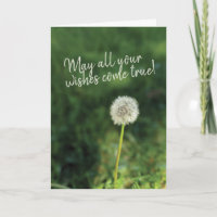 Wishes Come True Dandelion Birthday