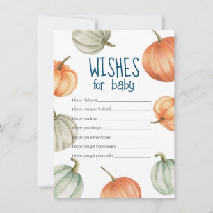 Wishes for Baby Card, Wish Card Baby Shower