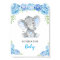 Wishes for Baby Elephant Baby Boy Shower Sprinkle